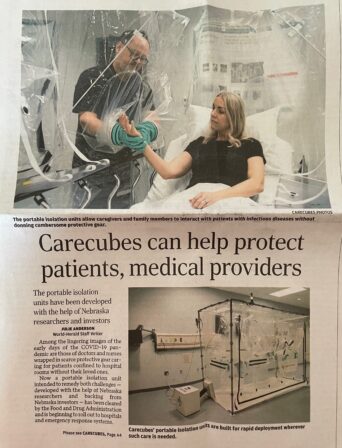 Carecubes Omaha World-Herald Coverage