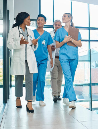 Healthcare Team Discussing Funding