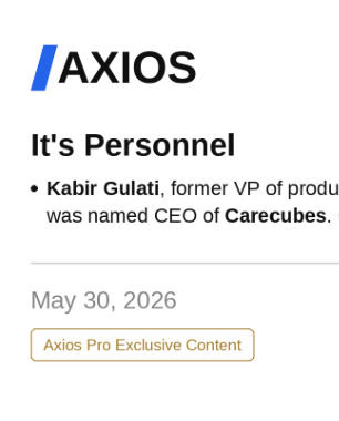Axios Its Personnel Vertical